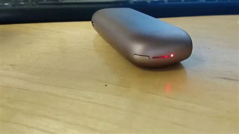 iqos light blinking red.